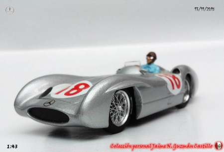 BRUMM 1/43 MERCEDES W196 J.M. Fangio WC 1955 Diecast Model F1 Car EUR 88,95 - FR